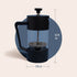 Sleepy Owl Coffee French Press Black