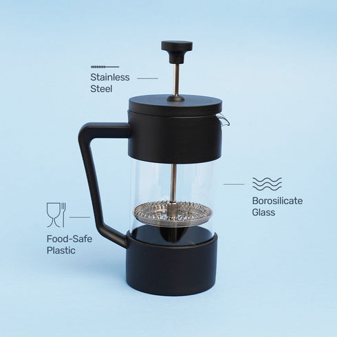 Sleepy Owl Coffee French Press Black