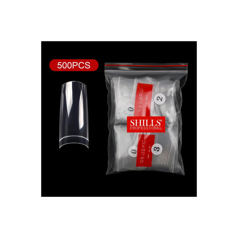 Shills Professional PKT 500pcs French Nail Tips Clear