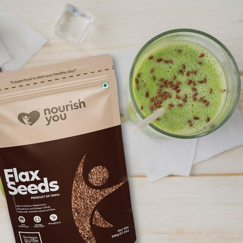 Nourish You Flax seeds | Omega-3 rich | Whole grain