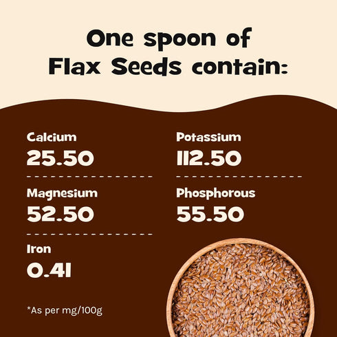 Nourish You Flax seeds | Omega-3 rich | Whole grain