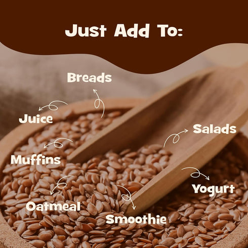 Nourish You Flax seeds | Omega-3 rich | Whole grain