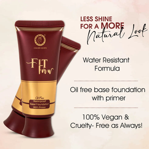 Colors Queen Fit For U Oil Free Liquid Foundation | 50 ML