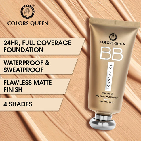Colors Queen BB Oil Free Foundation | 60 ML