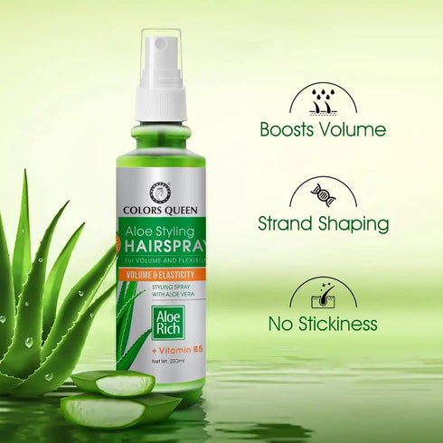 Colors Queen Aloe Styling Hair Spray | 200 ML
