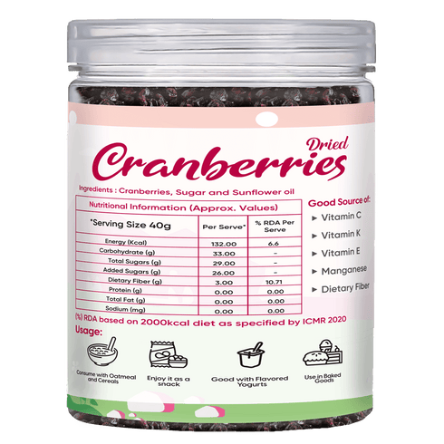 Fabeato Premium Dried Cranberries
