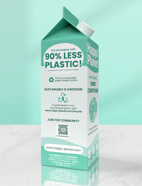 Happi Planet Natural Fabric Conditioner 1L Pack