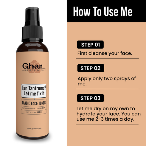 Ghar Soap Magic Face Toner Sandalwood | Saffron