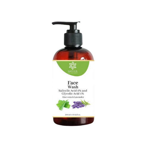 Natuur Face Wash Salicylic & Glycolic Acid For Pigmented & Acne Skin