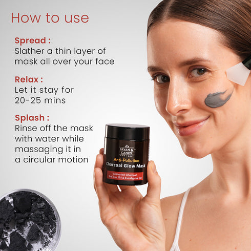 Bryan & Candy Anti Pollution Charcoal Glow Face Mask