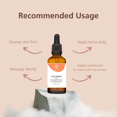 Natuur Face Serum for Glowing Skin Primrose and Frankincense