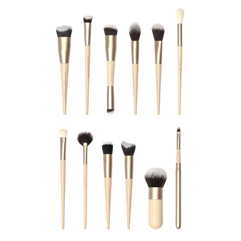 Milagro Beauty Face The Makeup 12 pcs Face brush set + Case