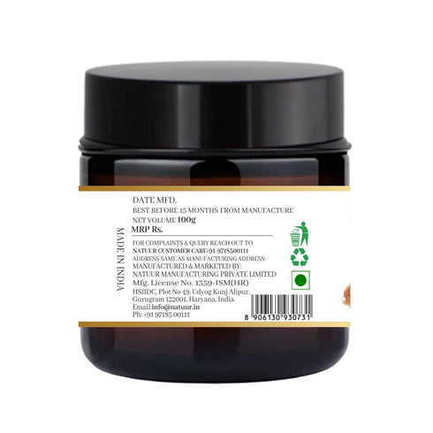 Natuur Brown Sugar & Green Tea Face Scrub Exfoliating Detox for Clear Skin