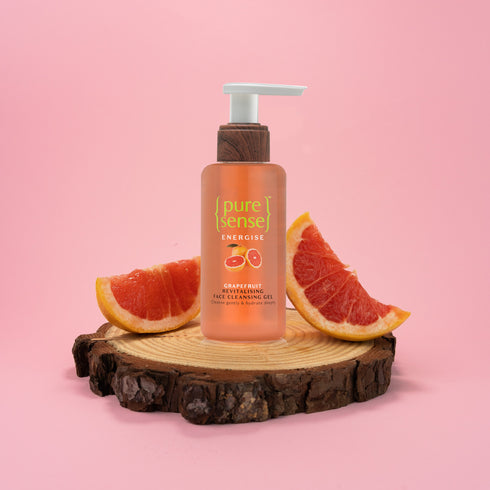 PureSense Energise Grapefruit Revitalising Face Cleansing Gel (Face Wash) | From the makers of Parachute Advansed