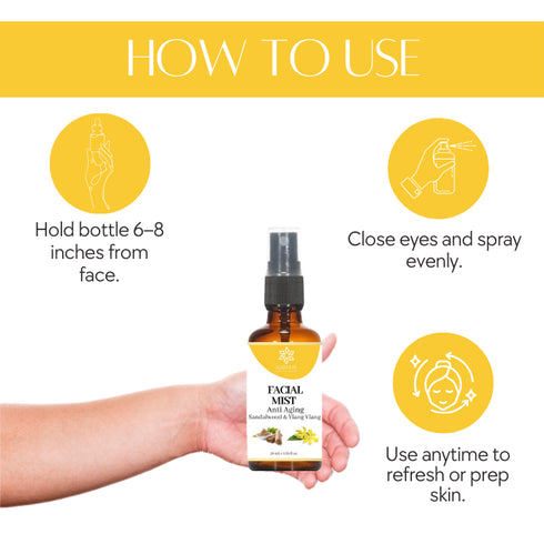 Natuur Facial Mist Sandalwood and Ylang