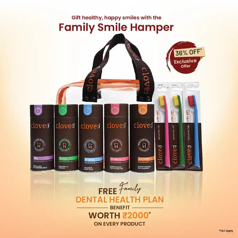 Clove Oral Care Family Smile Hamper