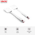 Vinod Stainless Queens Steel Roti Turner Heavy Gauge Flat Plain Cooking Spoon Steel Spatula I Set of 2 I no 1