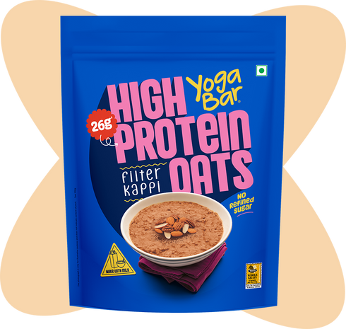Yoga Bar 26g High Protein Oats Filter Kappi