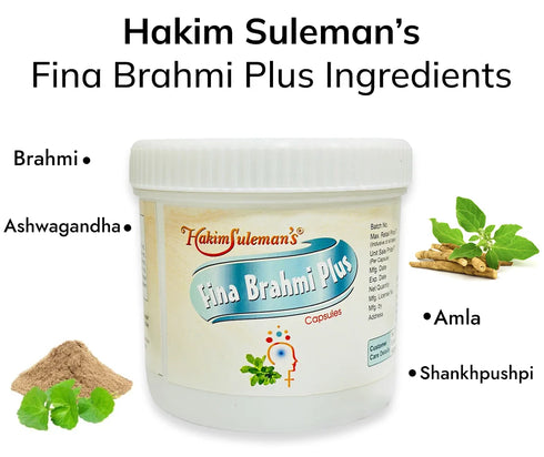 Atiya Herbs Hakim Suleman s Fina Brahmi Plus