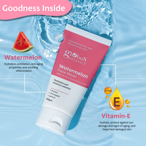 Globus Naturals Watermelon Face Wash