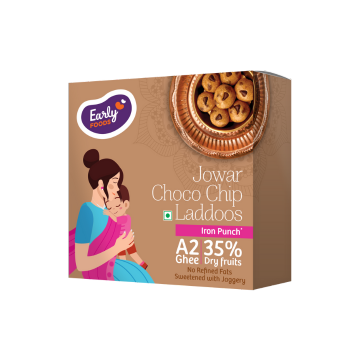 Early Foods Jowar Choco Chip A2 Ghee Laddoo
