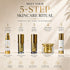 GlowBareSkin clat Full Set LumiSkin Day & Night lixirs Moisturizer UV Shield Cleanser 5 Step Routine