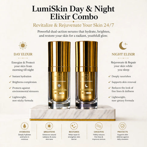 GlowBareSkin LumiSkin Day & Night Elixirs lixir de Lumi re lixir de Nuit