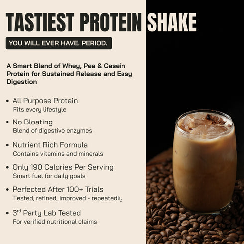 Fitfeast Protein Sachet - Coffee Flavour (Pack of 1)