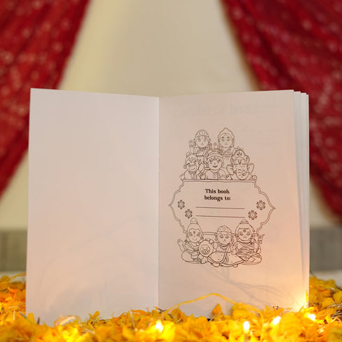 Panda's Box A Pictorial and Coloring Book on Indian Deities