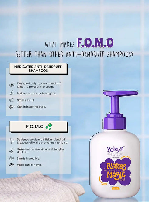 Sadhavi Wellness Y Play Z Flakes Off Magic On Anti Dandruff Shampoo