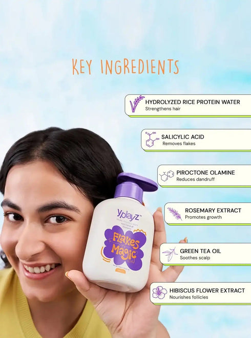 Sadhavi Wellness Y Play Z Flakes Off Magic On Anti Dandruff Shampoo