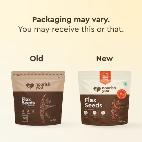 Nourish You Flax seeds | Omega-3 rich | Whole grain