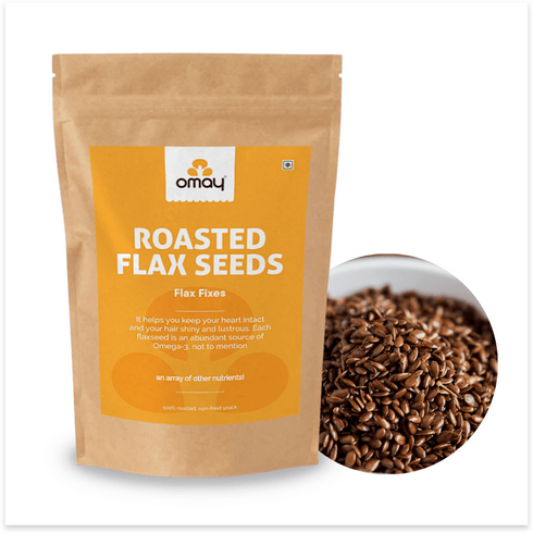 Omay Foods Flaxseeds (roasted)