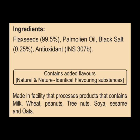 Patanjali Roasted Diet Flaxseed Black Salt 150g