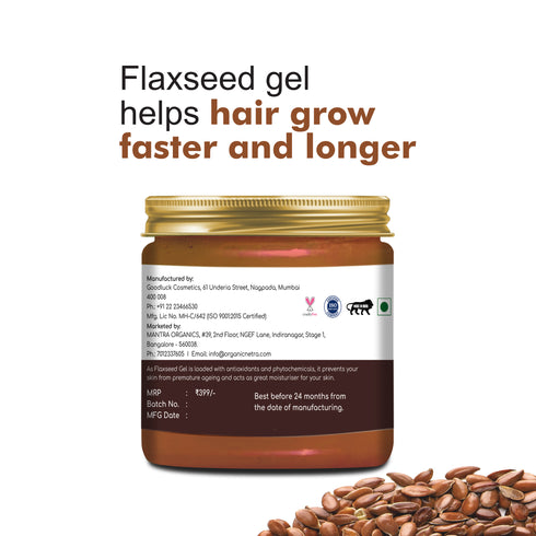 Mantra Organics Pure Flaxseed Gel Combo
