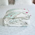 CREATUNIQ Floral Trellis Dream Reversible Hand Block Printed Cotton Quilt