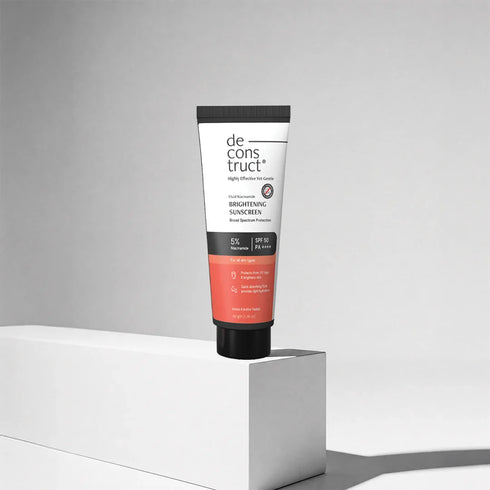 Deconstruct Fluid Brightening Sunscreen SPF 50 PA++++ | 5% Niacinamide