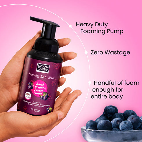 Bryan & Candy Black & Currant & French Vanilla Foaming Body Wash