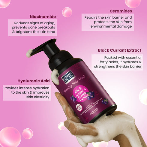 Bryan & Candy Black & Currant & French Vanilla Foaming Body Wash