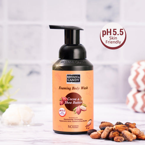 Bryan & Candy Cocoa & Shea Butter Foaming Body Wash