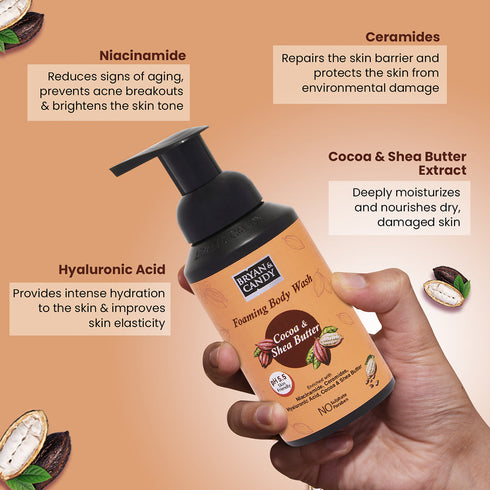 Bryan & Candy Cocoa & Shea Butter Foaming Body Wash