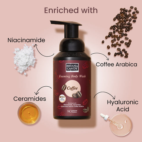 Bryan & Candy Coffee Foaming Body Wash