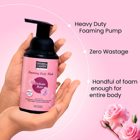 Bryan & Candy Delicate Rose Foaming Body Wash