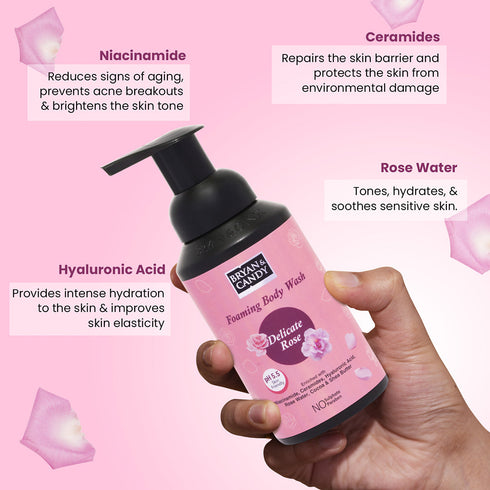 Bryan & Candy Delicate Rose Foaming Body Wash