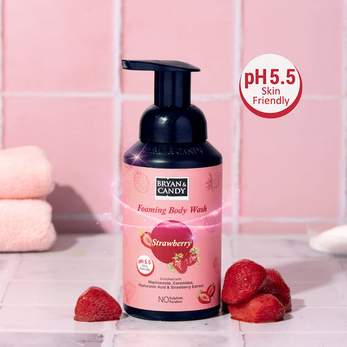 Bryan & Candy Strawberry Foaming Body Wash