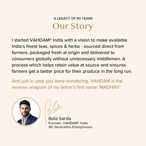 Vahdam Tea Ginger Masala Chai Tea