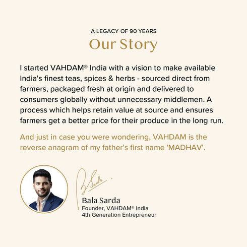 Vahdam Tea Earl Grey Masala Chai Tea
