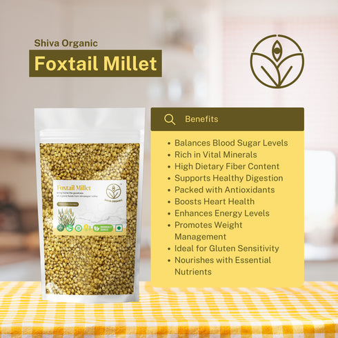 Shiva Organic Foxtail Millet 900g
