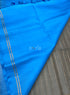Prakruthi Swarnam Beige & Blue Fancy Handloom Soft Silk Saree