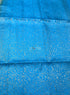 Prakruthi Swarnam Beige & Blue Fancy Handloom Soft Silk Saree